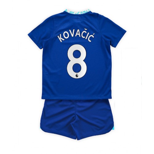Chelsea Mateo Kovacic #8 Hjemmedraktsett Barn 2022-23 Kortermet (+ Korte bukser) Chelsea Mateo Kovacic #8 Hjemmedraktsett Barn 2022-23 Kortermet (+ Korte bukser)